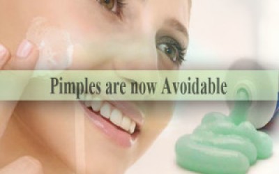 Pimples are now avoidable.